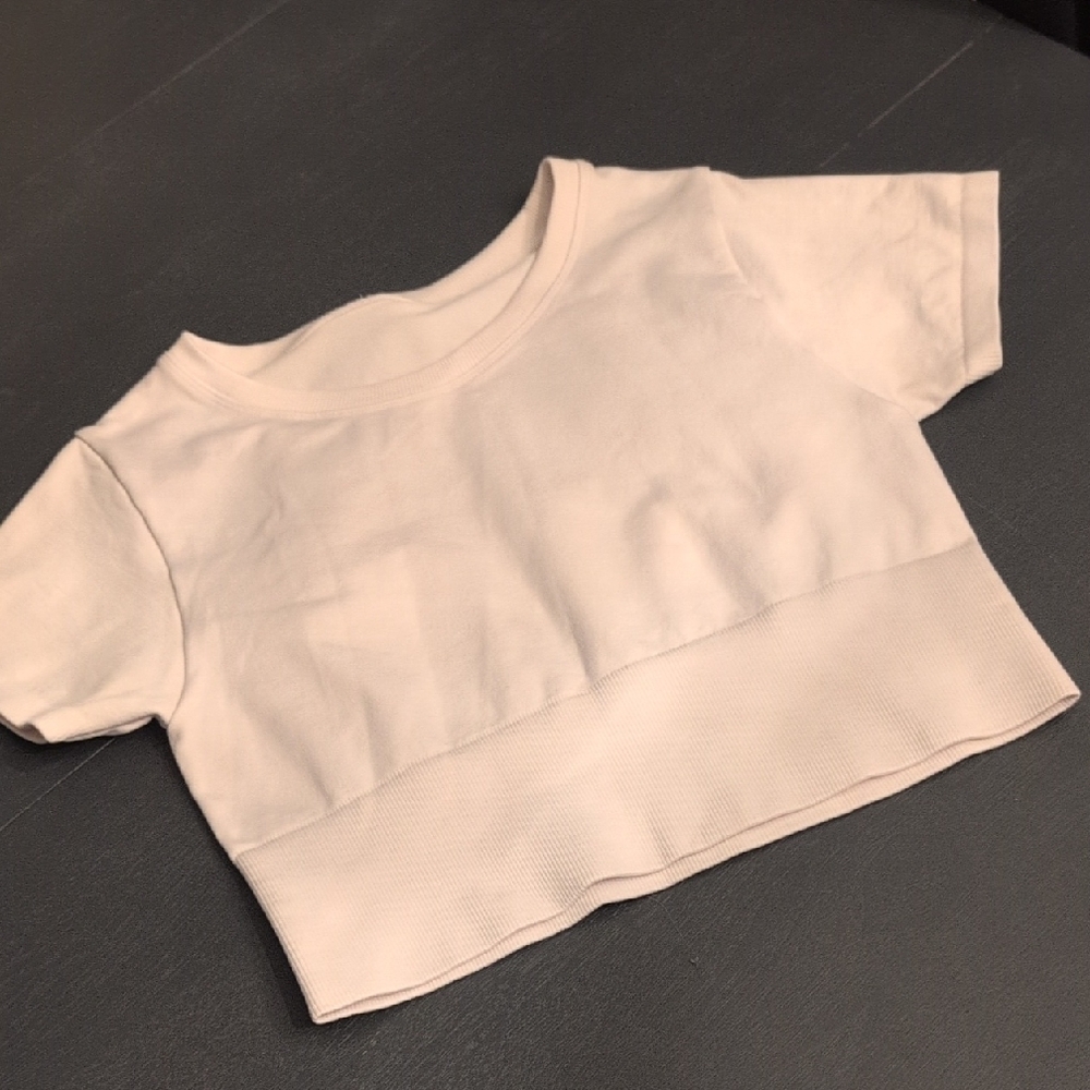 Aerie White Crop Top Casual Essential